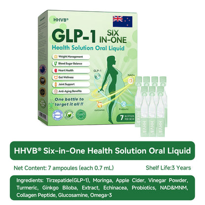 🔥 Only 10 boxes left! Get an extra 30% off! HHVB® GLP-1 Six-in-One Oral Liquid is doctor-tested and proven safe — just 4 to 6 boxes help support weight, blood sugar, digestion, and energy with lasting results!