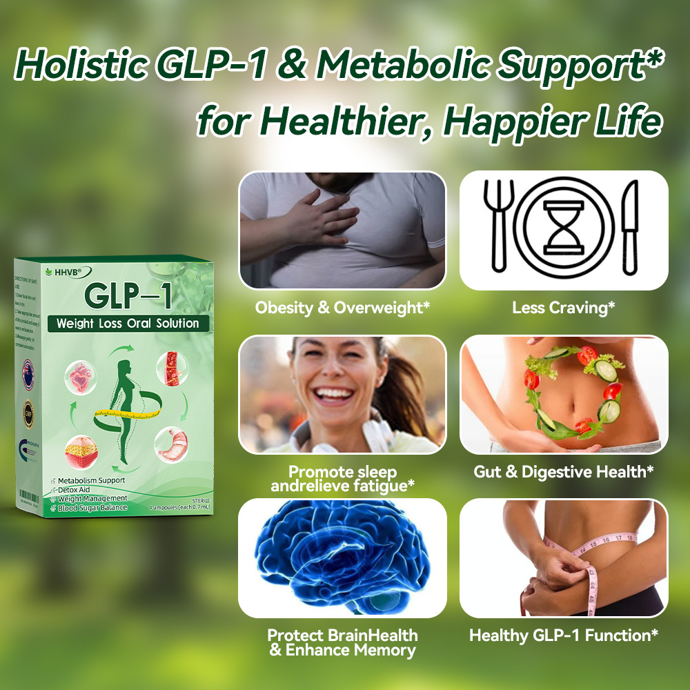 🔥 Only 10 boxes left! We're offering an extra 30% off for you! Doctor-tested and proven, 7-8 boxes of HHVB® GLP-1 Oral Solution are enough to help you manage your weight and blood sugar levels with long-lasting results.